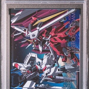 ★ PSA10 フリーダム/ジャスティス SEED ★ GUNDAM WORLD 2021 CONTRAST カードダスマスターズプレミアムエディション ★