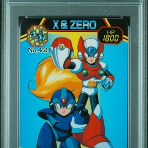 ★ PSA10 No.42 X＆ゼロ ★ ロックマンX カードダス BANDAI ★ 鑑定品 美品 ★