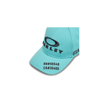 【定価4,620円】オークリー ゴルフ キャップ (FOS901712-64R TealBlue) OAKLEY FIXED CAP 24.0 新品値札付 2024新作【OAKLEY正規品】_画像3