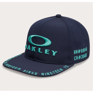 【定価4,620円】オークリー ゴルフ キャップ (FOS901713-67Z PEACOAT) OAKLEY FLAT BRIM CAP 24.0 新品値札付 2024新作【OAKLEY正規品】