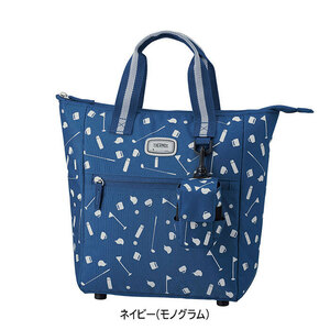 [Списка цена 3850 иен] Thermos Soft Cooler Bag (REU-001 Navy Monogram) Бутылка для домашних животных до 6 хранилище Новая цена [Thermos inreuine]