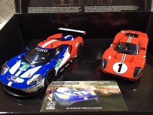 1/32 SCALEXTRIC C3893A 50 YEARS OF FORD AT LE MANS slot car 