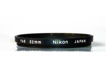 NY ニコン Nikon Y48 Nikon刻印 52mm径 黒枠 中黄フィルター_画像3