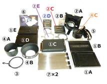 FJ1 中・大判カメラ用付属品各種 18個 ジャンク_画像7