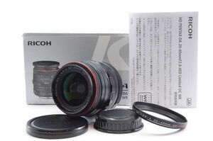 美品★ペンタックス HD PENTAX-DA 20-40mm F2.8-4ED Limited DC WR ブラック APS-Cサイズ用 標準ズームレンズ★元箱付き 02160