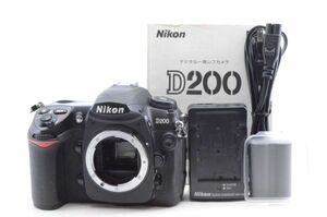 美品★Nikon ニコン D200 ボディ ブラック デジタル一眼レフカメラ 03034