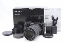 良品★SONY ソニー α6500 ブラック 高倍率ズームレンズキット ILCE-6500M ミラーレス一眼カメラ★元箱付き 03075_画像1