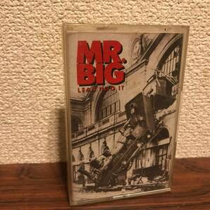MR.BIG「LEAN INTO IT」1991年ドイツオリジナル盤カセットテープ 状態良いの画像1