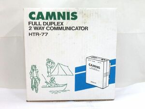 AB 19-8 CAMNIS FULL DUPLEX ハンズフリー トランシーバー 同時通話 2WAY COMMUNICATER HTR-77 通電通話確認済 取扱説明書付