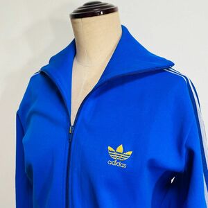 80s 70s adidas トラックジャケット◎ジャージ トレフォイロゴ 希少 アディダス オリジナルス ジャージ 