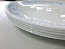 ◆送料込4500円◆即決◆中古◆CORELLE コレール ブルーフラワー プレート 皿 直径21.5ｃｍ 20枚セット_画像10