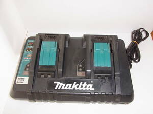 動作確認済み!!Makita 純正品 正規品 マキタ 2口急速充電器 USB端子付き DC18RD 7.2V～18V 14.4V スライド式 電動工具 手渡し可能