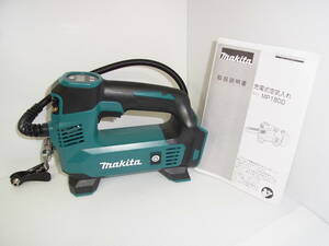 美品!!makita マキタ 充電式空気入れ MP180D アダプタ4種類 自動車/バイク/自転車/ボール/浮き輪など 電動工具 18V 手渡し可能