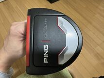 PING ピン　OSLO H パター 33インチ 純正スチールシャフト ネオマレット型　ヘッドカバー付 _画像2