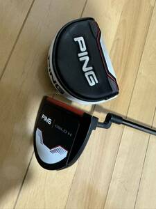 PING ピン　OSLO H パター 33インチ 純正スチールシャフト ネオマレット型　ヘッドカバー付 