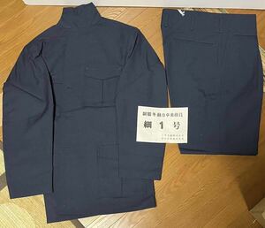 【希少未使用品】☆昭和レトロ☆国鉄☆JNR☆冬動力車乗務員☆細1号形☆制服☆上下セット☆