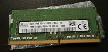 SK hynix 4GB 1Rx8 PC4-2133P-SA0-11_画像1