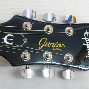 静/Epiphone/エピフォン/エレキギター/レスポールJr/SJ06050002/ブラック/楽器/演奏/ミュージック/動作未確認★祭S-4269★の画像5