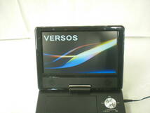 浜/VERSOS/9インチポータブルDVDプレーヤー/VS-909/映像機器/解像度640×234RGB/コンパクト/DC12V/1.2A/15W/通電のみ確認★3.7-116★_画像3