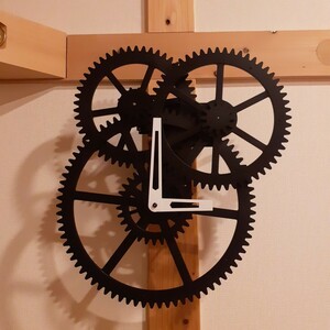 KIKKERLAND TRIPLE GEAR WALL CLOCK キッカーランド トリプルギアウォールクロック 掛け時計 美品 動作良好 中古 おまけ掛け時計付き