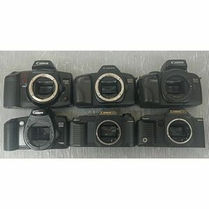 Canon T50/T70・EOS750QD/850QD/10S/3000 一眼レフフィルムカメラ 各1台計6台