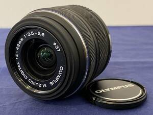 ★☆オリンパス OLYMPUS M.ZUIKO DIGITAL 14-42mm F3.5-5.6 II R ブラック マイクロフォーサーズ 中古品☆★