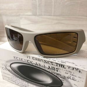 A3252 【中古】OAKLEY オークリー サングラス SI GASCAN - DESERT w/ブロンズレンズ お洒落 サングラス アメリカ製品の画像1