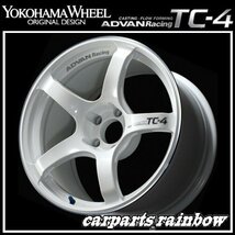 ★YOKOHAMA WHEEL ADVAN Racing TC-4 forJaoaneseCars 17×7.5J 5/100 +45★WMR/レーシングホワイトメタリック★新品 4本価格★_画像1