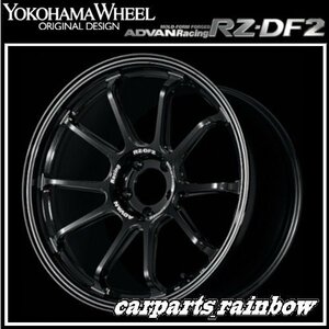 ★YOKOHAMA WHEEL ADVAN Racing RZ-DF2 forJaoaneseCars 19×10.5J 5/114.3 +24★TBK/レーシングチタニウムブラック★新品 4本価格★