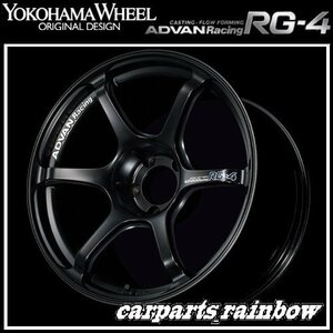 ★YOKOHAMA WHEEL ADVAN Racing RG-4 forJaoaneseCars 17×7.5J 5/114.3 +48★SGB/セミグロスブラック★新品 2本価格★