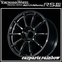 ★YOKOHAMA WHEEL ADVAN Racing RSⅢ forJaoaneseCars 19×8.5J 5/114.3 +45★BSP/ブラッククローム★新品 4本価格★_画像1