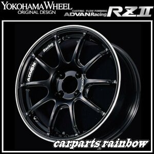 ★YOKOHAMA WHEEL ADVAN Racing RZⅡ for BMW/MINI 15×6.0J/6J 4/100 +45★GBR/レーシンググロスブラック★新品 2本価格★