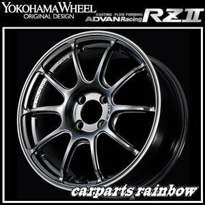 ★YOKOHAMA WHEEL ADVAN Racing RZⅡ forJapaneseCars 15×6.0J/6J 4/100 +38★HBR/レーシングハイパーブラック★新品 1本価格★