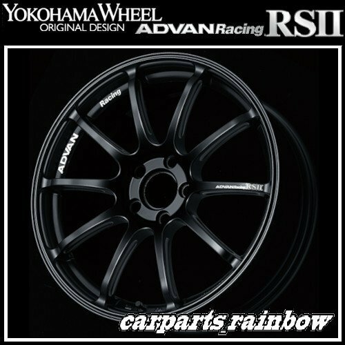 ★YOKOHAMA WHEEL ADVAN Racing RSⅡ for ALFA ROMEO/ABARTH/FIAT 17&#215;9.0J/9J 5/98 +29★SGB/セミグロスブラック★新品 1本価格★