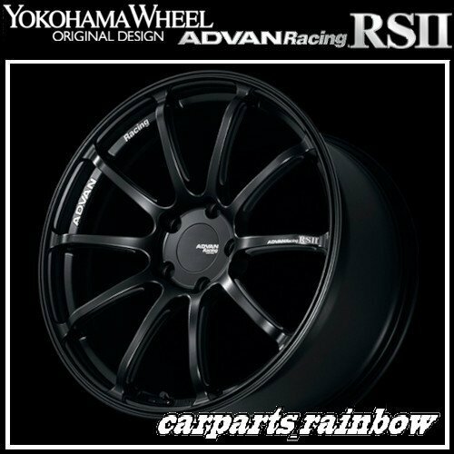 ★YOKOHAMA WHEEL ADVAN Racing RSⅡ for PORSCHE/ポルシェ 20&#215;8.5J 5/130 +51★SGB/セミグロスブラック★新品 2本価格★