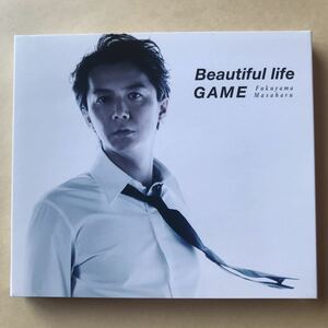 福山雅治 MaxiCD+DVD 2枚組「 Beautiful life/GAME」