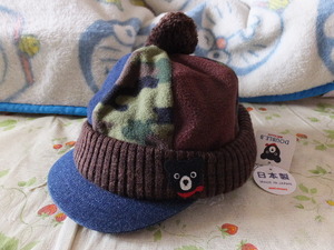  обычная цена 6 тысяч иен * новый товар с биркой Miki House двойной B мужской ro колпак шляпа L размер 52-54. Be . камуфляж 
