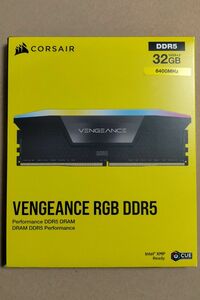 Corsair Vengeance RGB DDR5 6400MHz PCメモリ 16GB 2枚 計32GB