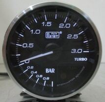 ブースト計 65Φ AutoGauge オートゲージ ブーストメーター 旧車 電子式 動作確認済み 中古_画像4