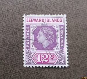 LEEWARD ISLANDS　　SCカタログ＃141　　12c　　使用済　　中古品