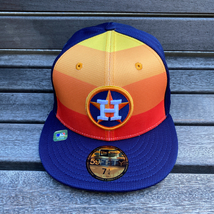 USA正規品「7.3/8」 Newera ニューエラ 59FIFTY 限定2024 MLB バッティングプラクティス キャップ ASTROS ヒューストン アストロズ (12-11)_画像2