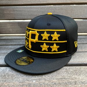 USA正規品「7.1/4」 Newera ニューエラ 59FIFTY 限定2024 MLB バッティングプラクティス キャップ Pirates ピッツバーグ パイレーツ (22-7)