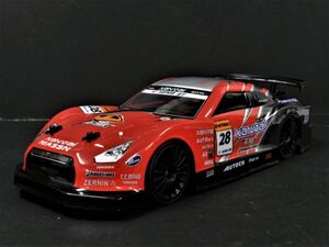 2.4GHz 1/14 ドリフトラジコン R35 GTR タイプ 黒赤【塗装済み完成品フルセット】 ☆最高時速30ｋｍ/ｈ☆