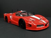 ☆Li-ionバッテリー☆ 2.4GHz 1/10 ドリフトラジコンカー フェラーリ タイプ 赤【ターボ機能付き・塗装済み完成品・フルセット】_画像2