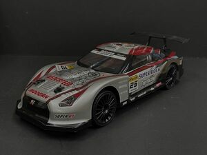 2.4GHz 1/14 дрифт радиоконтроллер R35 GTR модель серебряный [ покрашен конечный продукт полный комплект ]* максимально высокий скорость 30km/h*