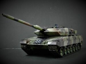 【Ver.7.0・赤外線ユニット・BB弾発射・サウンド・発煙仕様 2.4GHz】Heng Long 2.4GHz 1/16 戦車ラジコン ドイツ主力戦車 レオパルト2 A6