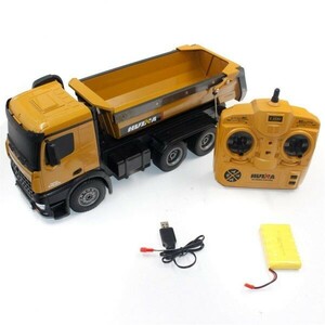 * aluminium alloy made *1/14 2.4GHz 10Ch dump car radio-controller [ maximum loading capacity 10kg unloading ability 5kg] * truck radio-controller * construction heavy equipment radio-controller 