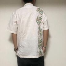 沖縄製　美ら布　かりゆしウェア　半袖シャツ L_画像2