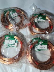  flat 42 copper line copper wire metallic material 1.6.×20m 20 piece entering unused goods wire 