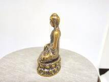 2000327142-２真鍮釈迦仏像 純銅の仏像 真鍮工芸ギフト新品・未使用品_画像7